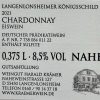 2021 Chardonnay Eiswein -edelsüß- – Bild 2